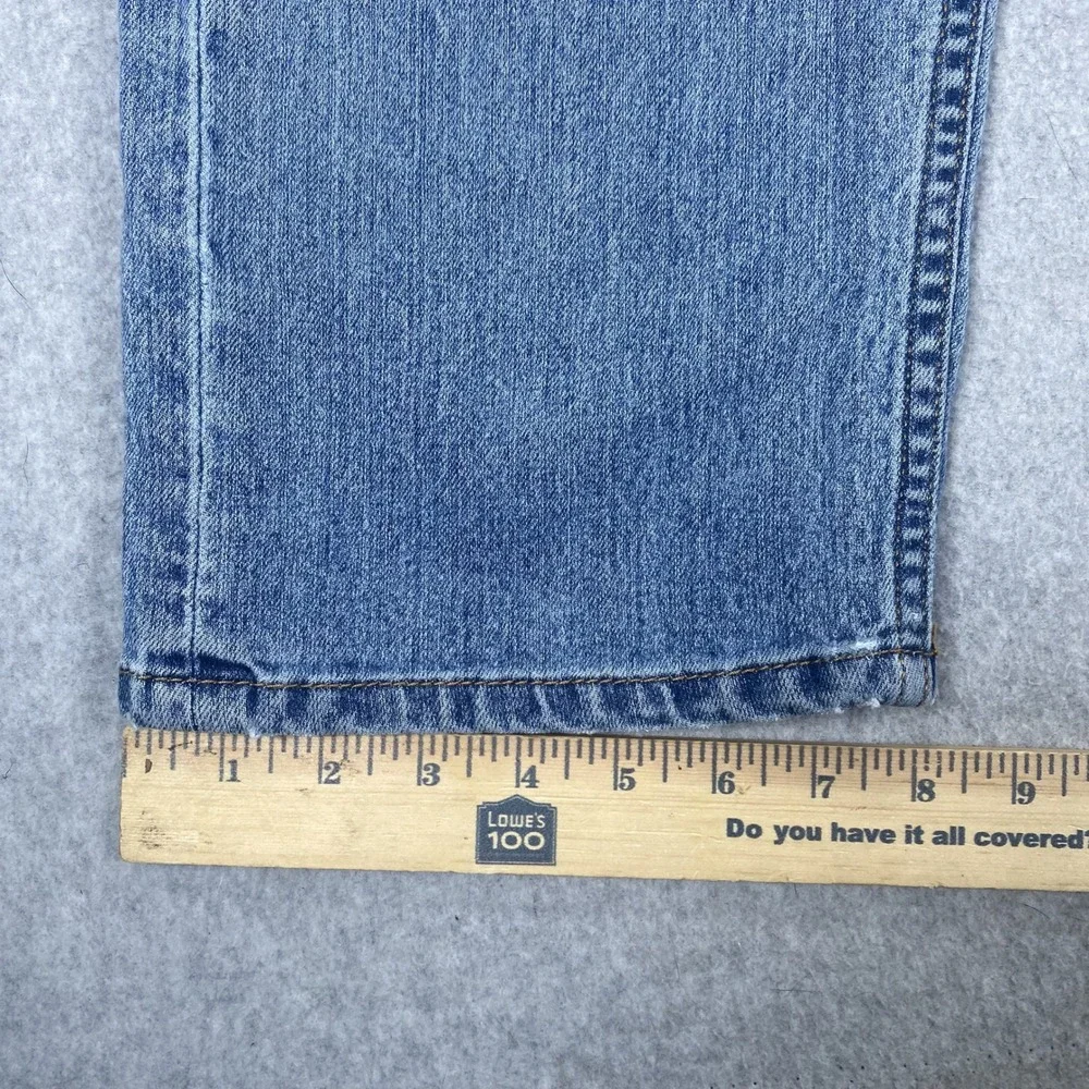 Levi's 505 Regular Fit Jeans Mens 34x34 Blue Straight Leg Stretch Denim